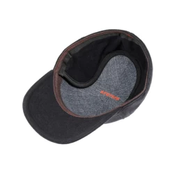 Stetson Baseball Cap Wool Cashmere Earflaps Anthrachite -Hoeden Winkel 1951093926