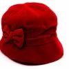 Panizza Cloche Met Strik Clarice Fluweel Deep Red 2 Panizza Cloche Met Strik Clarice Fluweel Deep Red -Hoeden Winkel 1952465235
