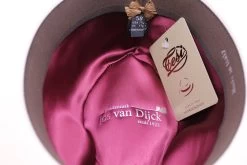 Jos Van Dijck By Tesi Pico Ivory Beige Black Trim -Hoeden Winkel 1952669739