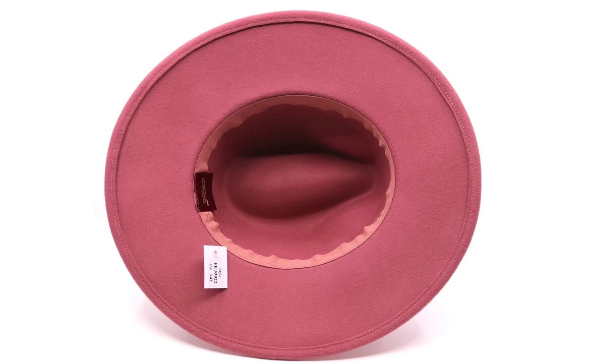 Jos Van Dijck Fedora Kaja Wolvilt Oud Roze 5 Jos Van Dijck Fedora Kaja Wolvilt Oud Roze - Afbeelding 3