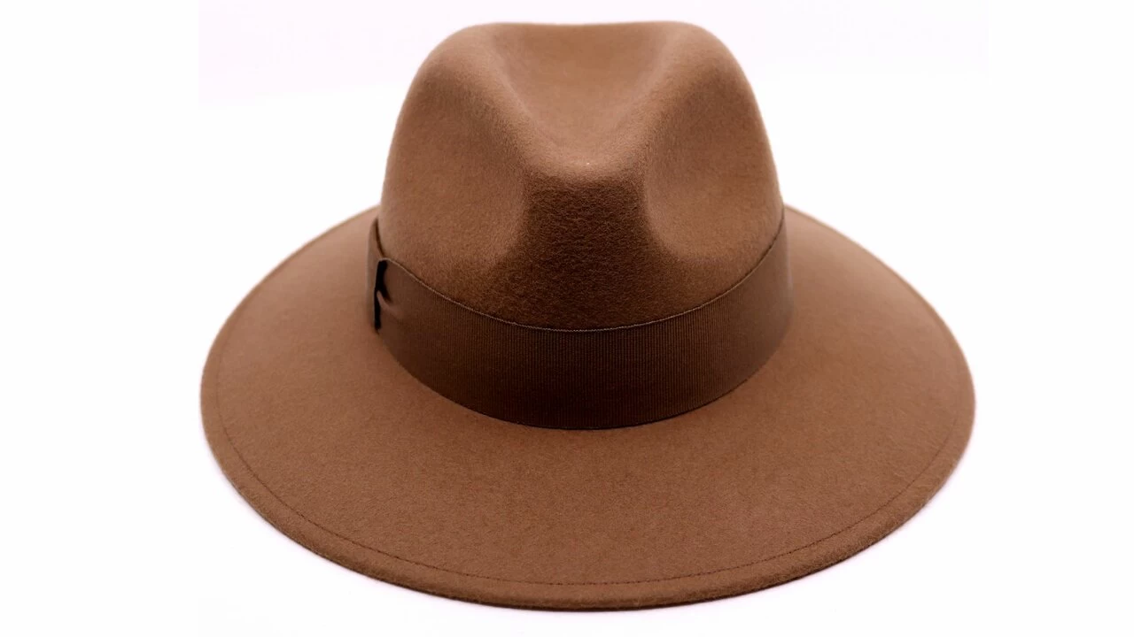 Jos Van Dijck Fedora Kaja Wolvilt Camel 4 Jos Van Dijck Fedora Kaja Wolvilt Camel - Afbeelding 2