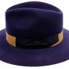 Jos Van Dijck By Tesi Fedora Serena Contrast Haarvilt Navy -Hoeden Winkel 1954127025