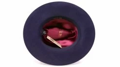 Jos Van Dijck By Tesi Fedora Serena Contrast Haarvilt Navy -Hoeden Winkel 1954127028