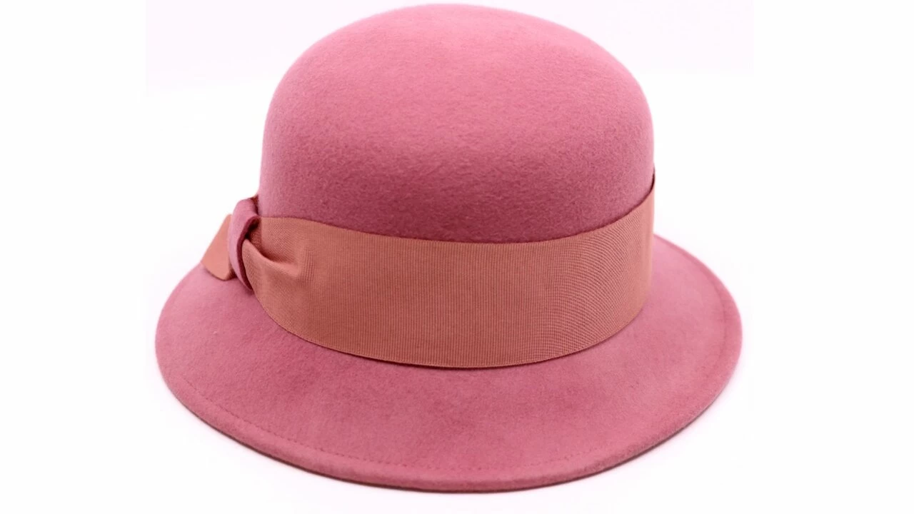 Jos Van Dijck Cloche Hoedje Kathy Wolvilt Oud Roze 4 Jos Van Dijck Cloche Hoedje Kathy Wolvilt Oud Roze - Afbeelding 2