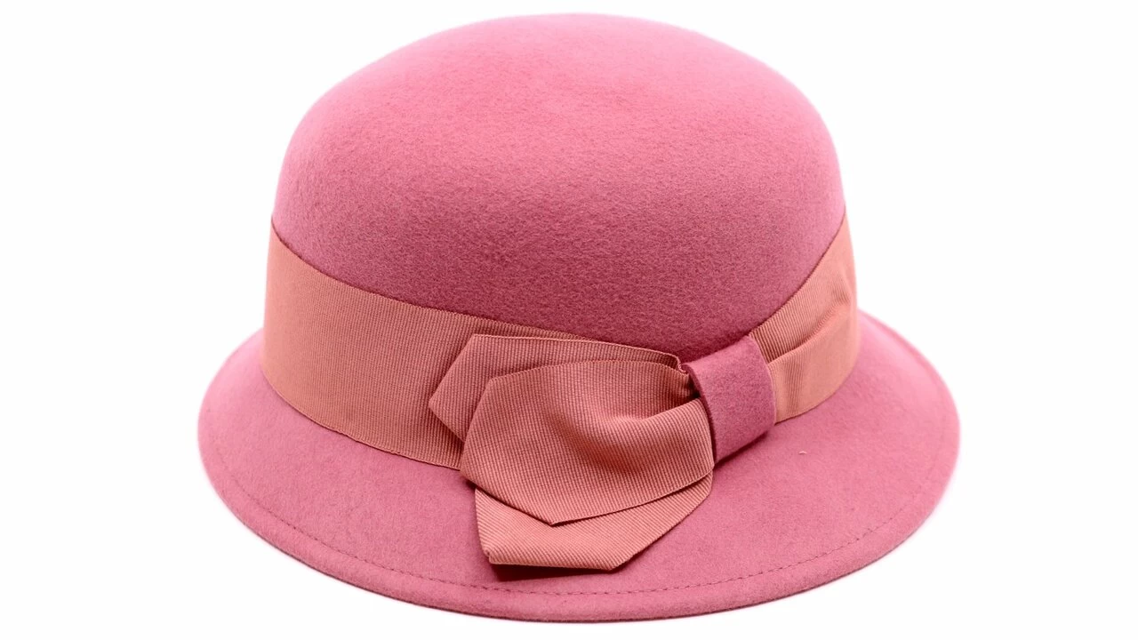 Jos Van Dijck Cloche Hoedje Kathy Wolvilt Oud Roze 3 Jos Van Dijck Cloche Hoedje Kathy Wolvilt Oud Roze