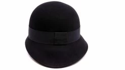Jos Van Dijck Cloche Hoedje Kylie Wolvilt Zwart