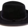Panizza Fedora Royal Aosta Bies Haarvilt Zwart 2 Panizza Fedora Royal Aosta Bies Haarvilt Zwart -Hoeden Winkel 1956942060