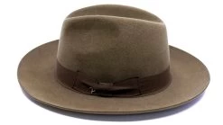 Panizza Fedora Aosta Haarvilt Bast Bruin