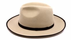 Panizza Fedora Royal Aosta Bies Haarvilt Beige