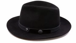 Panizza Fedora Modena 01 Premium Haarvilt Zwart