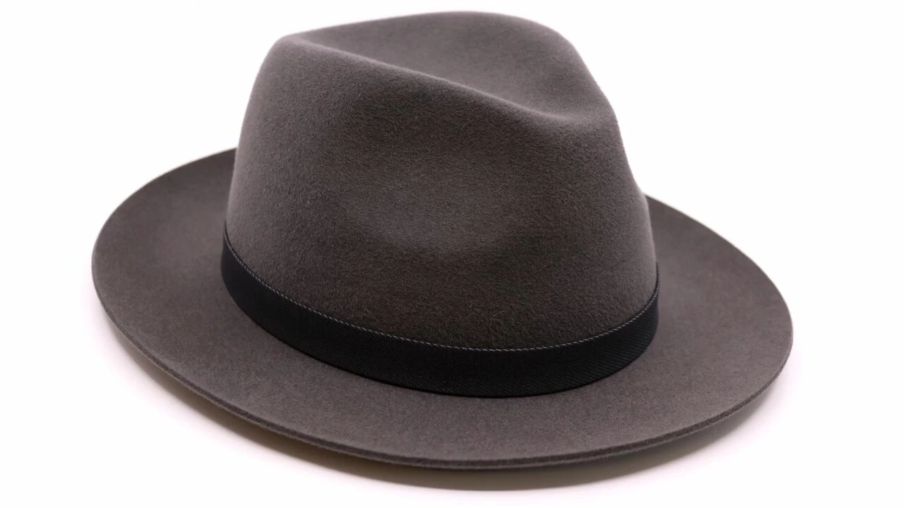 Panizza Fedora Modena 01 Premium Haarvilt Grijs 4 Panizza Fedora Modena 01 Premium Haarvilt Grijs - Afbeelding 2
