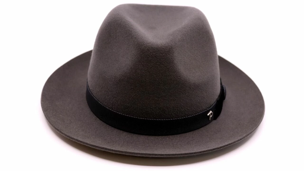 Panizza Fedora Modena 01 Premium Haarvilt Grijs 5 Panizza Fedora Modena 01 Premium Haarvilt Grijs - Afbeelding 3