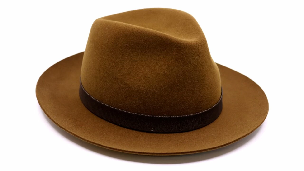 Panizza Fedora Modena 01 Premium Haarvilt Tobacco 5 Panizza Fedora Modena 01 Premium Haarvilt Tobacco - Afbeelding 3