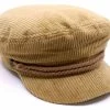 Brixton Fiddler Fisherman Cap Corduroy Cotton Beige -Hoeden Winkel 1956963897