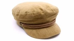 Brixton Fiddler Fisherman Cap Corduroy Cotton Beige