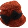Panizza Cloche Met Strik Wolmix Burnt Orange 1 Panizza Cloche Met Strik Wolmix Burnt Orange -Hoeden Winkel 1957258149