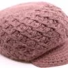 Panizza Knitted Ballonpet Wolmix Oud Roze -Hoeden Winkel 1957258914
