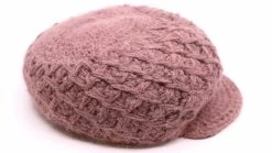 Panizza Knitted Ballonpet Wolmix Oud Roze -Hoeden Winkel 1957258917