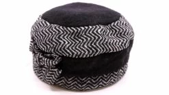 Panizza Cloche Marga Wolmix Zwart En Grijs