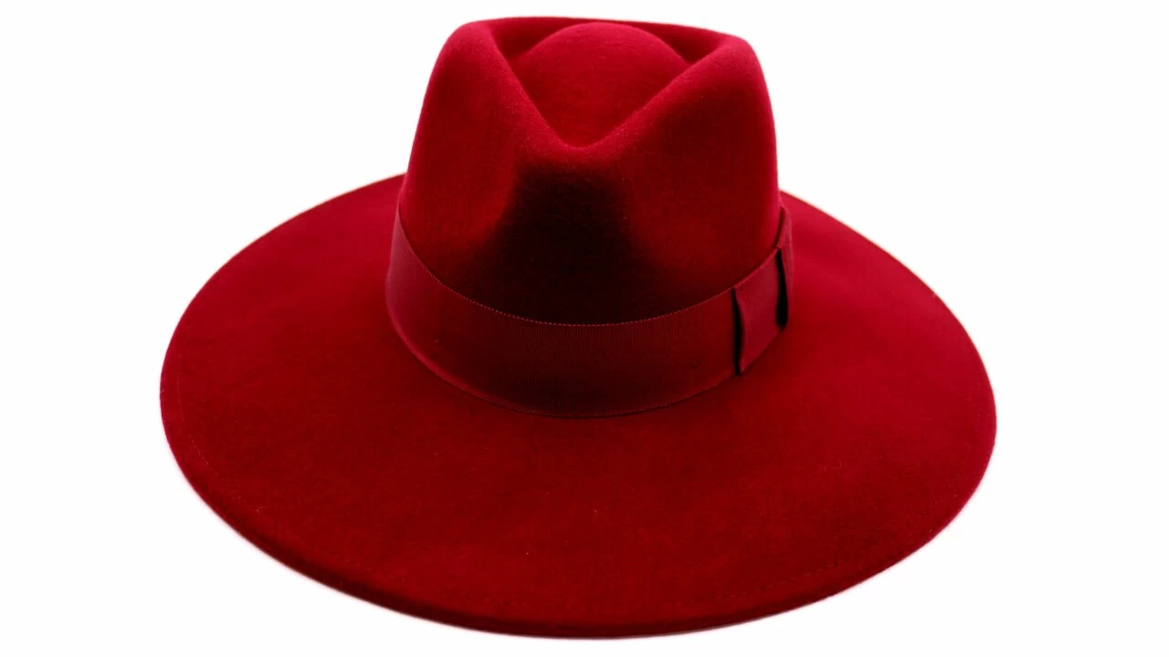 Brixton Joanna Fedora Wool Felt Island Berry 4 Brixton Joanna Fedora Wool Felt Island Berry - Afbeelding 2