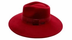 Brixton Joanna Fedora Wool Felt Island Berry