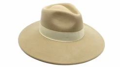 Brixton Joanna Fedora Wool Felt Beige Straw -Hoeden Winkel 1957261374