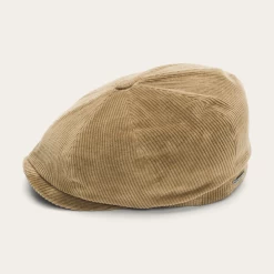 Stetson Hatteras Newsboy Cap Corduroy Cotton Camelbeige -Hoeden Winkel 1957802436