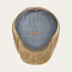 Stetson Hatteras Newsboy Cap Corduroy Cotton Camelbeige -Hoeden Winkel 1957802442
