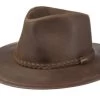 Stetson Outdoor Hat Buffalo Leather Brown 2 Stetson Outdoor Hat Buffalo Leather Brown -Hoeden Winkel 1961210163