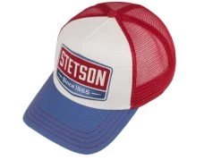 Stetson Trucker Cap Highway Red And Blue -Hoeden Winkel 1961300862