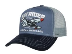 Stetson Trucker Cap Sky Rider Blauw