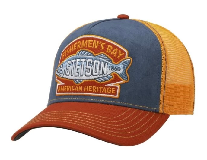Stetson Trucker Cap Fishermens Bay Orange 3 Stetson Trucker Cap Fishermens Bay Orange