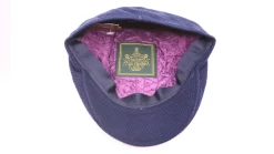 Portaluri Ivy Pet Six Panel Deep Wol Mix Visgraat Blauw Navy -Hoeden Winkel 1963244526