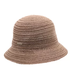 Seeberger Cloche Crochet Linnen Sand
