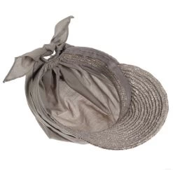 Seeberger Stofpet Stro Katoenmix Taupe -Hoeden Winkel 1963323024