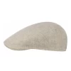 Stetson Just Ivy Cap Linnen Herringbone Beige -Hoeden Winkel 1966321770