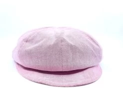 Seeberger Ballonpet Chambray Katoen Wine Red -Hoeden Winkel 1966607589