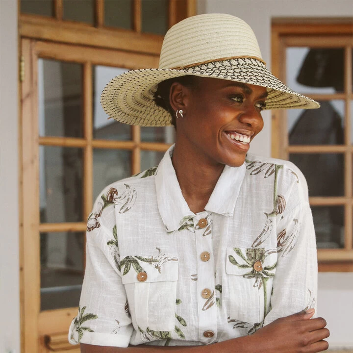 360five Capeline Flaphoed Zeta Natural And Black 4 360five Capeline Flaphoed Zeta Natural And Black - Afbeelding 2