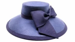 Whiteley Occasion Hat Wide Brim Parasisal Charlotte Navy