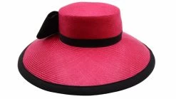 Whiteley Occasion Hat Wide Brim Parasisal Charlotte Crimson And Black -Hoeden Winkel 1971153519