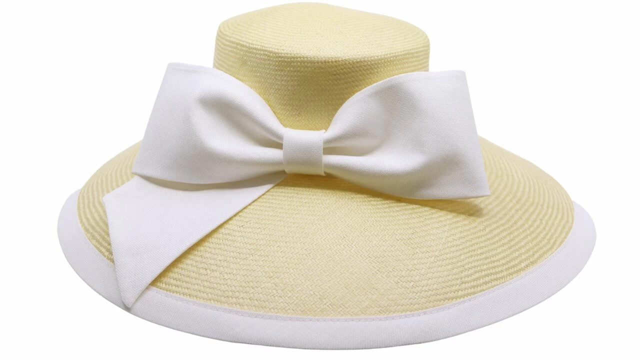 Whiteley Occasion Hat Wide Brim Parasisal Charlotte Vanilla And White 4 Whiteley Occasion Hat Wide Brim Parasisal Charlotte Vanilla And White - Afbeelding 2