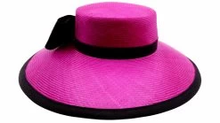 Whiteley Occasion Hat Wide Brim Parasisal Charlotte Cyclamen And Black -Hoeden Winkel 1971169740