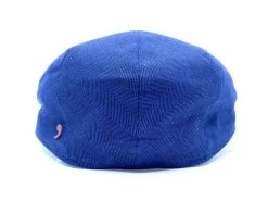 Alfonso D Este Ionio Ivy Crossover Pet Katoen Linnen Mix Herringbone Indigo Blauw -Hoeden Winkel 1971572847