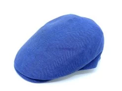 Alfonso D Este Ionio Ivy Crossover Pet Katoen Linnen Mix Herringbone Indigo Blauw -Hoeden Winkel 1971572850