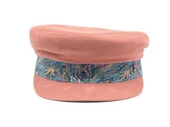 Alfonso D Este Schipperspet Carmen Corduroy Jungle Rosa -Hoeden Winkel 1971572994