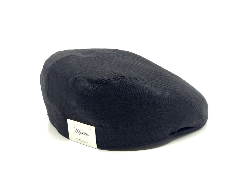 Wigens Ivy Modern Cap Split Linnen Zwart 6 Wigens Ivy Modern Cap Split Linnen Zwart - Afbeelding 4