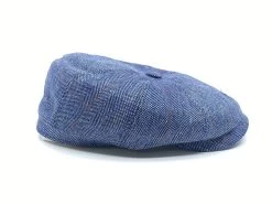 Stetson Newsboy Cap Hatteras Silk Herringbone Check Blue 10 Stetson Newsboy Cap Hatteras Silk Herringbone Check Blue -Hoeden Winkel 1973618067