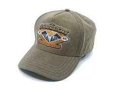 Stetson Trucker Cap Army Waxed Cotton American Heritage Olive