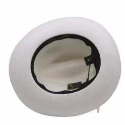 Borsalino Panama Classic Fino Wide Brim White And Orange -Hoeden Winkel 1975045374