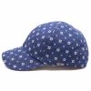 Wigens Baseball Classic Cap Katoen Linnen Mix Marine Azul